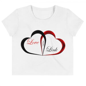 Link2Love | All-Over Print Crop Tee