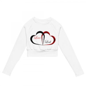 Link2Love | Recycled long-sleeve crop top
