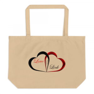 Link2Love | Large organic tote bag